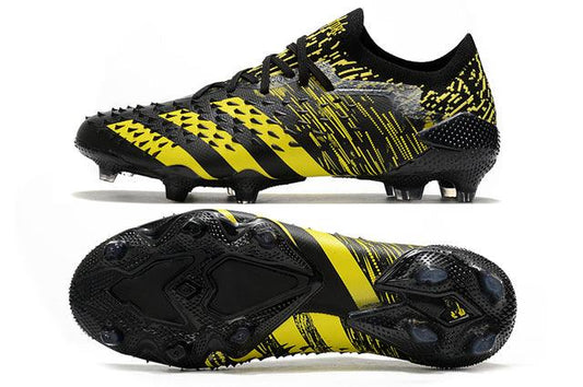 Chuteira Campo Adidas Predator Freak .1 Black/Yellow - Low - DA Sports Oficial