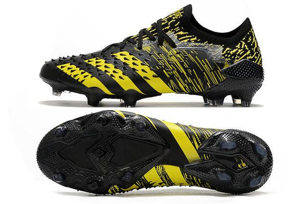 24 Predator Adidas Campo Chuteira ブラック/イエロー サッカーシューズ Predator adidas League Amarela - Masculina Low シューズ