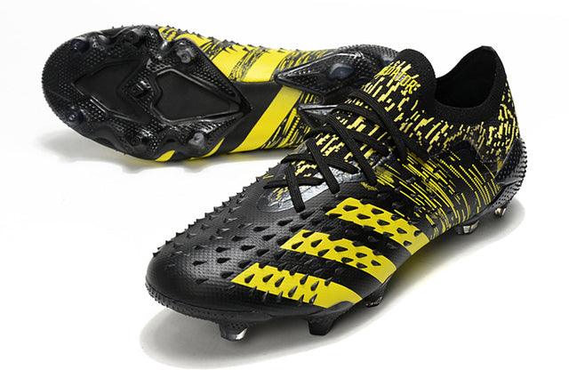 Chuteira Campo Adidas Predator Freak .1 Black/Yellow - Low - DA Sports Oficial