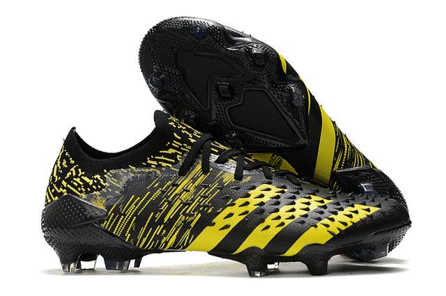 Chuteira Campo Adidas Predator Freak .1 Black/Yellow - Low - DA Sports Oficial