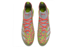Chuteira Campo Adidas Predator Freak .1 FG Clear Grey/White/Solar Yellow - Cano Alto - DA Sports Oficial