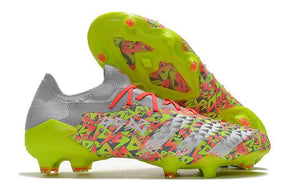 Chuteira Campo Adidas Predator Freak .1 FG Clear Grey/White/Solar Yellow - Low - DA Sports Oficial