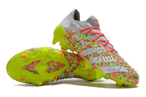 Chuteira Campo Adidas Predator Freak .1 FG Clear Grey/White/Solar Yellow - Low - DA Sports Oficial