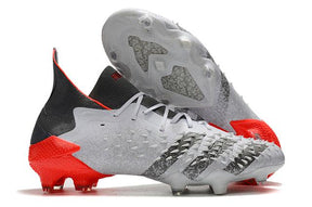 Chuteira Campo Adidas Predator Freak .1 FG White/Orange - Cano Alto - DA Sports Oficial
