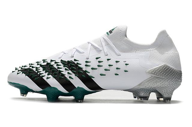 Chuteira Campo Adidas Predator Freak .1 White and Green - Low - DA Sports Oficial