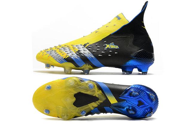 Chuteira Campo Adidas Predator Freak + FG Xmen/Black/Yellow/Blue - Cano Alto - DA Sports Oficial