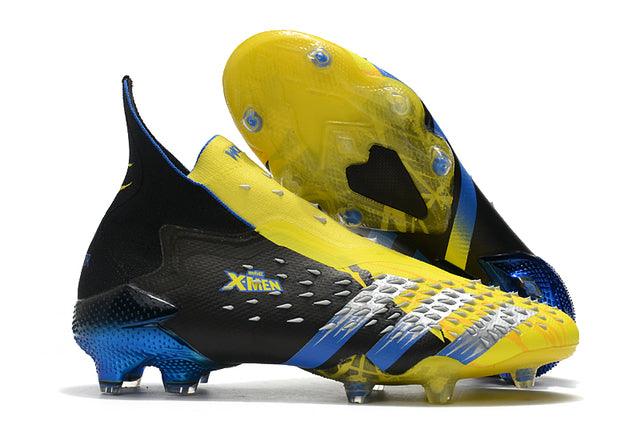 Chuteira Campo Adidas Predator Freak + FG Xmen/Black/Yellow/Blue - Cano Alto - DA Sports Oficial