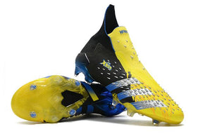 Chuteira Campo Adidas Predator Freak + FG Xmen/Black/Yellow/Blue - Cano Alto - DA Sports Oficial