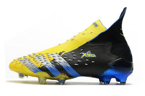 Chuteira Campo Adidas Predator Freak + FG Xmen/Black/Yellow/Blue - Cano Alto - DA Sports Oficial