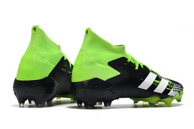 Chuteira Campo Adidas Predator Mutator .1 FG Black/Green - Cano Alto - DA Sports Oficial