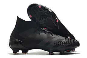 Chuteira Campo Adidas Predator Mutator .1 FG Black/Pink - Cano Alto - DA Sports Oficial