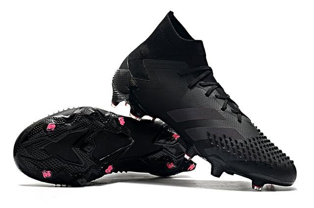 Chuteira Campo Adidas Predator Mutator .1 FG Black/Pink - Cano Alto - DA Sports Oficial