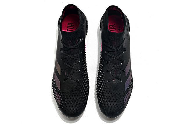 Chuteira Campo Adidas Predator Mutator .1 FG Black/Pink - Cano Alto - DA Sports Oficial