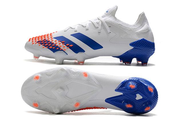 Chuteira Campo Adidas Predator Mutator .1 FG white/Blue - Cano Alto - DA Sports Oficial