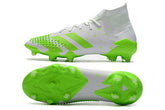 Chuteira Campo Adidas Predator Mutator .1 FG White/Green - Cano Alto - DA Sports Oficial