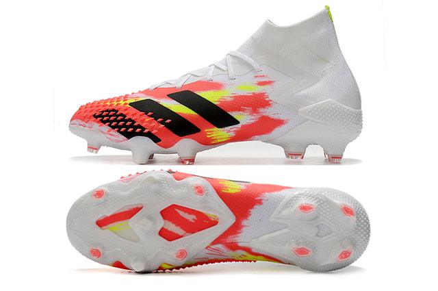 Chuteira Campo Adidas Predator Mutator .1 FG White/Red - Cano Alto - DA Sports Oficial