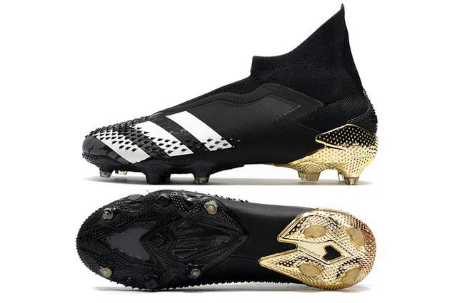 Chuteira Campo Adidas Predator Mutator FG + Black/Gold - Cano Alto - DA Sports Oficial
