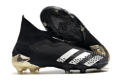 Chuteira Campo Adidas Predator Mutator FG + Black/Gold - Cano Alto - DA Sports Oficial