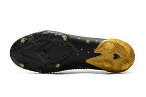 Chuteira Campo Adidas Predator Mutator + FG Black/Gold - Low - DA Sports Oficial