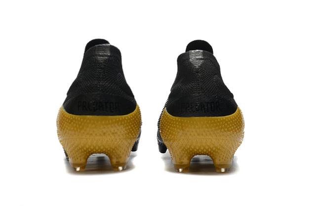 Chuteira Campo Adidas Predator Mutator + FG Black/Gold - Low - DA Sports Oficial