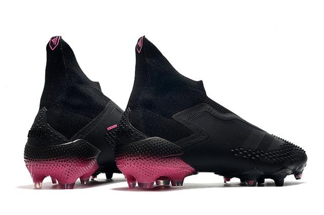 Chuteira Campo Adidas Predator Mutator + FG Black/Pink - Cano Alto - DA Sports Oficial