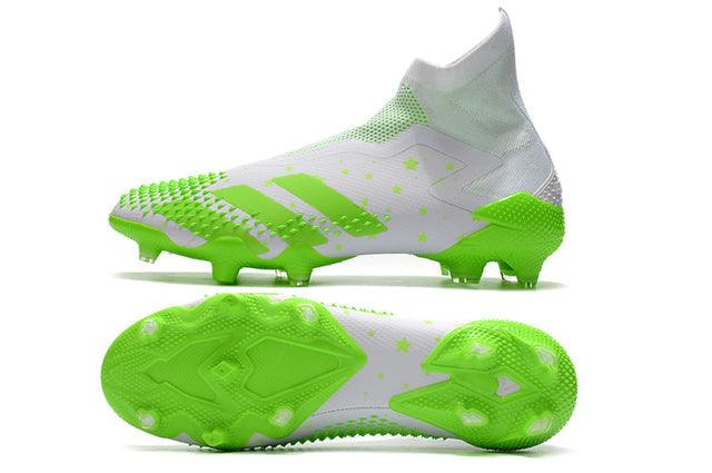 Chuteira Campo Adidas Predator Mutator + FG White/Green - Cano Alto - DA Sports Oficial