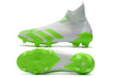 Chuteira Campo Adidas Predator Mutator + FG White/Green - Cano Alto - DA Sports Oficial