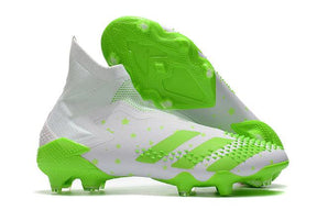 Chuteira Campo Adidas Predator Mutator + FG White/Green - Cano Alto - DA Sports Oficial