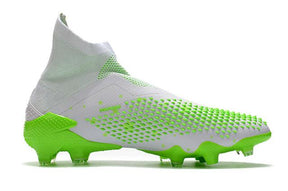 Chuteira Campo Adidas Predator Mutator + FG White/Green - Cano Alto - DA Sports Oficial