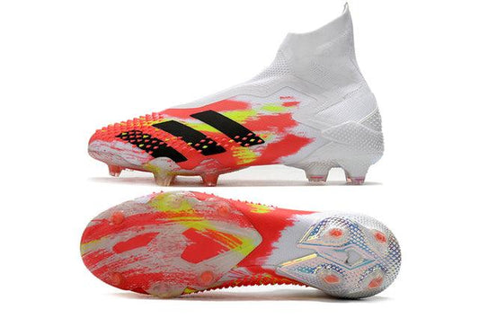 Chuteira Campo Adidas Predator Mutator + FG White/Red - Cano Alto - DA Sports Oficial