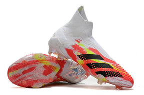 Chuteira Campo Adidas Predator Mutator + FG White/Red - Cano Alto - DA Sports Oficial