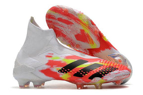 Chuteira Campo Adidas Predator Mutator + FG White/Red - Cano Alto - DA Sports Oficial