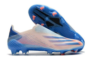 Chuteira Campo Adidas X Ghosted FG Blue/Rose - DA Sports Oficial