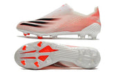 Chuteira Campo Adidas X Ghosted FG Branco e Vermelho - DA Sports Oficial