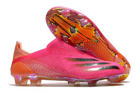 Chuteira Campo Adidas X Ghosted FG Rosa/Laranja - DA Sports Oficial