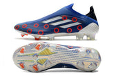 Chuteira Campo Adidas X SpeedFlow FG Azul e Bolinhas - DA Sports Oficial