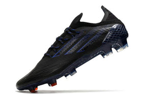 Chuteira Campo Adidas X SpeedFlow FG Black e Azul Escuro - DA Sports Oficial
