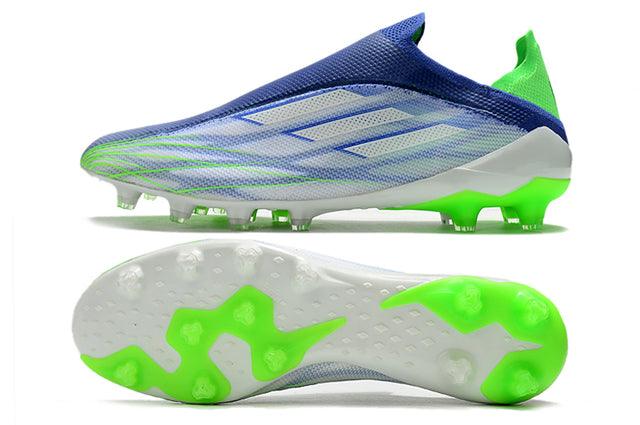 Chuteira Campo Adidas X SpeedFlow FG Verde/Azul - DA Sports Oficial
