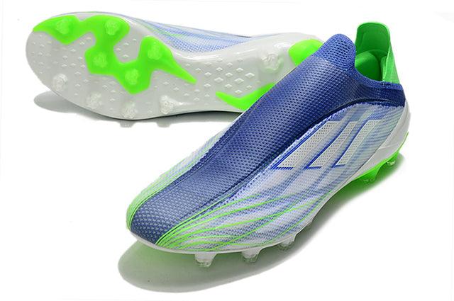 Chuteira Campo Adidas X SpeedFlow FG Verde/Azul - DA Sports Oficial