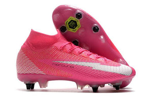 Chuteira Campo Nike Mercurial Superfly 7 Elite SG-PRO Anti Clog Rosa - Cano Alto - DA Sports Oficial