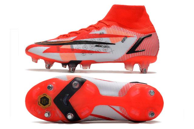 Chuteira Campo Nike Mercurial Superfly VIII Elite SG PRO Anti Clog Red/Orange - Cano Alto - DA Sports Oficial