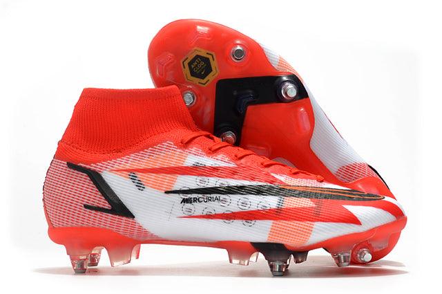 Chuteira Campo Nike Mercurial Superfly VIII Elite SG PRO Anti Clog Red/Orange - Cano Alto - DA Sports Oficial