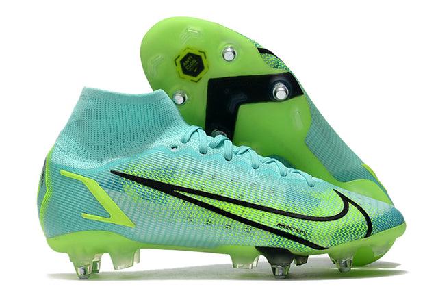 Chuteira Campo Nike Mercurial Superfly VIII Elite SG PRO Anti Clog Verde - Cano Alto - DA Sports Oficial