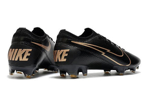 Chuteira Campo Nike Mercurial Vapor 13 Elite FG Black/Gold - Low - DA Sports Oficial