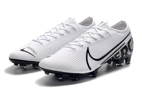 Chuteira Campo Nike Mercurial Vapor 13 Elite FG Branco e Preto - Low - DA Sports Oficial