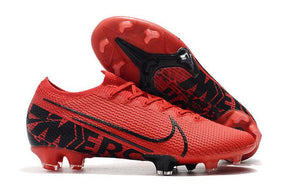Chuteira Campo Nike Mercurial Vapor 13 Elite FG Vermelho/Preto - Low - DA Sports Oficial