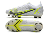 Chuteira Campo Nike Mercurial Vapor 14 Elite FG Cinza e Verde - Low - DA Sports Oficial
