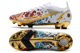 Chuteira Campo Nike Mercurial Vapor 14 Elite FG Gold/Red - Low - DA Sports Oficial