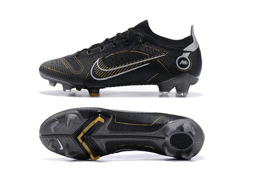 Chuteira Campo Nike Mercurial Vapor 14 Elite FG Preto e Dourado - Low - DA Sports Oficial