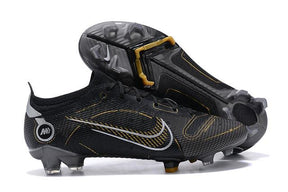 Chuteira Campo Nike Mercurial Vapor 14 Elite FG Preto e Dourado - Low - DA Sports Oficial